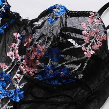Lace Sexy Embroidered Underwear One..