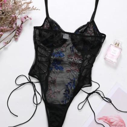 Lace Sexy Embroidered Underwear One..