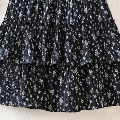 Women's Floral Chiffon Skirt