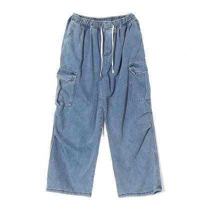 Loose Denim Jean Pants Trousers