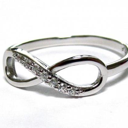 Silver Ring With Cubic Zirconia
