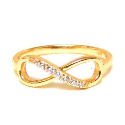 Ring Gold Over Sterling Silver