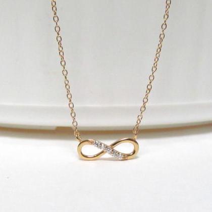 Necklace-petite Gold Over Sterling Silver Necklace..