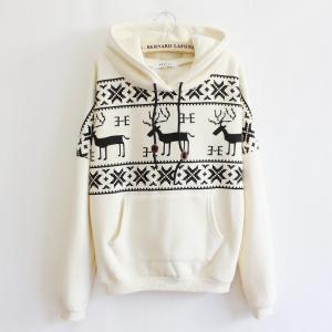 Fashion Fawn Hooded Sweater #ue091702jk