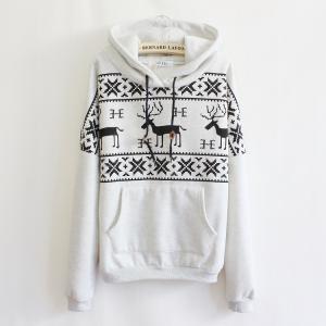 Fashion Fawn Hooded Sweater #ue091702jk