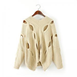 Fashion Knit V-neck Sweater #092204km