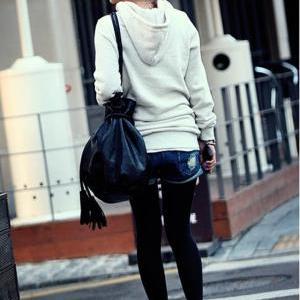 Large Yard Casual Long-sleeved Hooded Sweater..