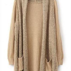 Fashion Knit Cardigan Sweater #092901aa