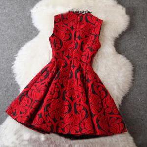 Slim Sleeveless Vest Dress #bf102012rt