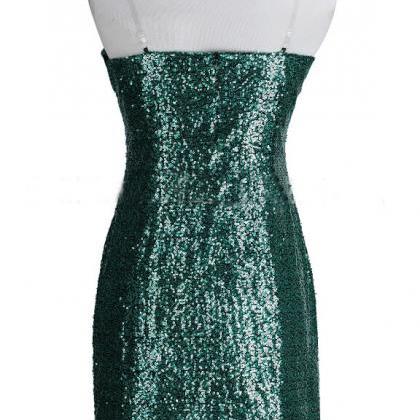 Sexy Green Sequined Dress We42023po