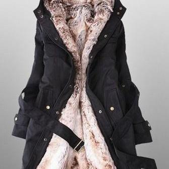 Winter Coats For Women With Faux Fur Lining In..