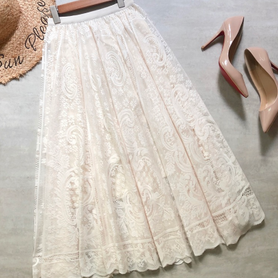 Lace High Waist Skirt