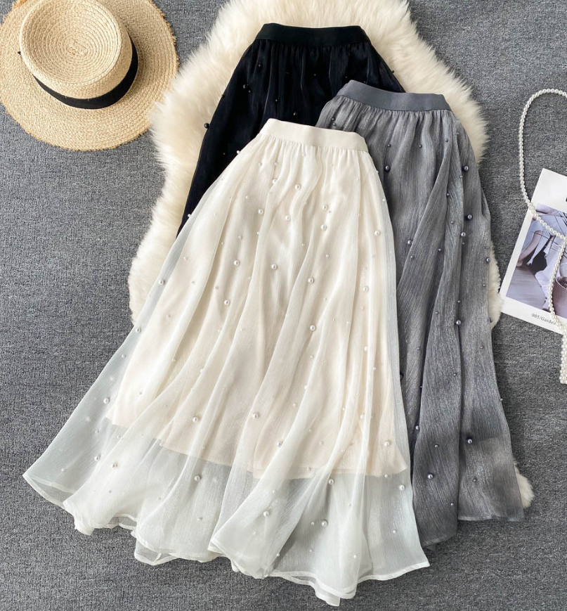 Sweet Cute Line Skirt