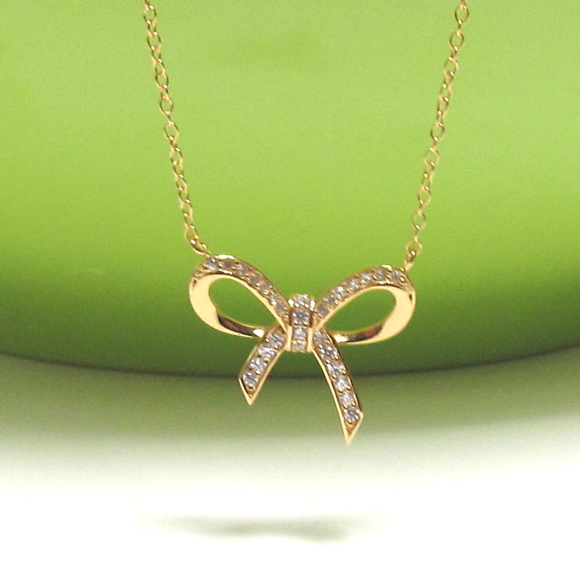 Adorable Infinity Bow Necklace