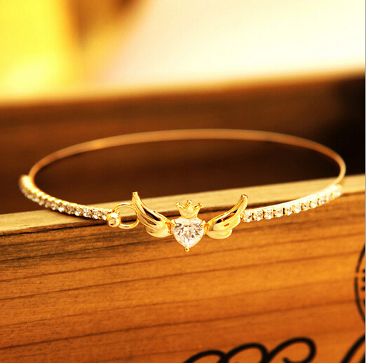 Angel Personalized Crown Bracelet #091203ak
