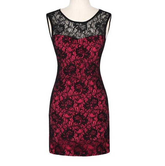 Round Neck Fit Mini Dress LLA0430