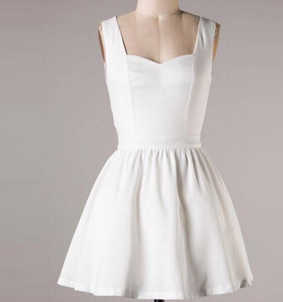 Fashion White Halter Princess Dress WE51916PO on Luulla