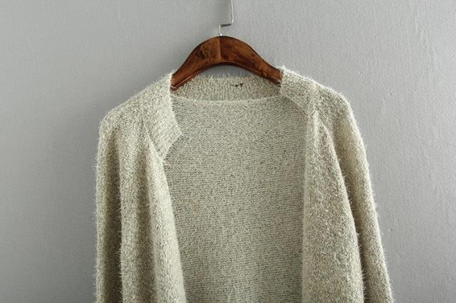 Long-sleeved Knit Cardigan Sweater Jacket We11104po on Luulla