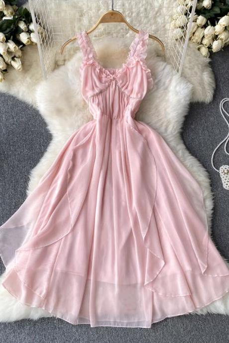 Pink Fashion Sleeveless Dress