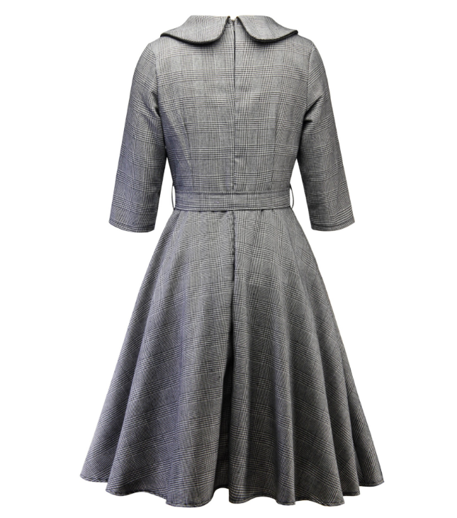 Vintage Plaid Dress on Luulla