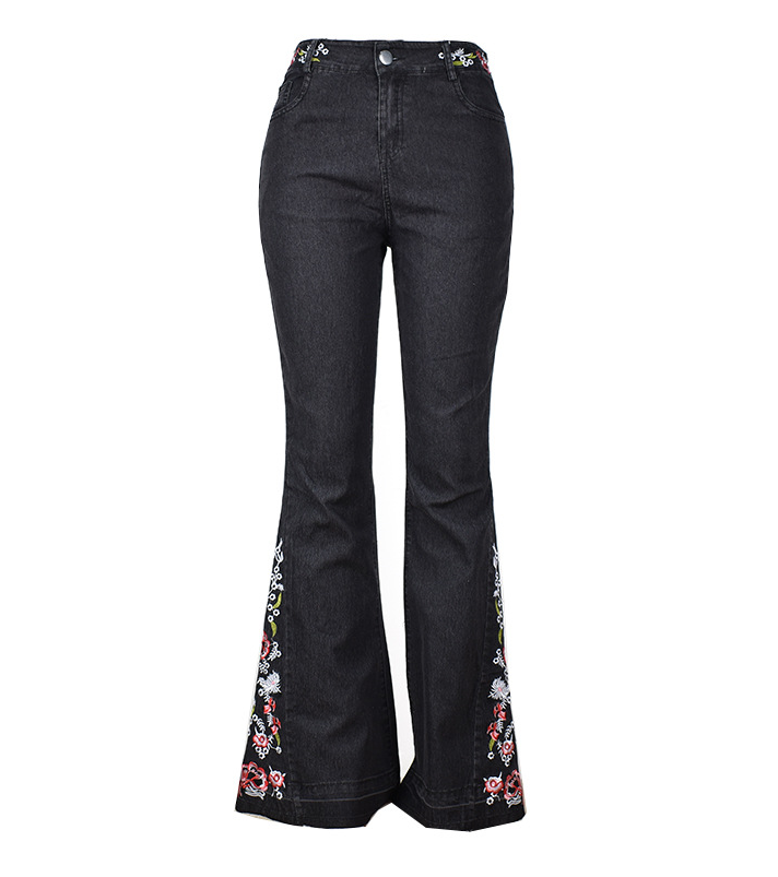 Sexy Embroidered Denim Pants on Luulla
