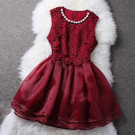 round neck gown design